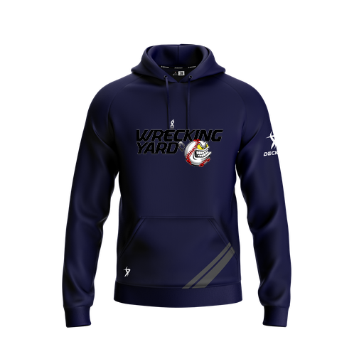 [FOLHSMNV-YXS-LOGO1] Decker Summit Hoodie (Youth XS, Navy, Logo 1)