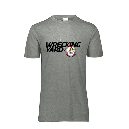 [FTSCUBGY-YS-LOGO1] Decker Youth Tri-Blend T-Shirt - Short Sleeve (Youth S, Gray, Logo 1)