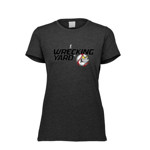 [FTSCUBBK-FAXS-LOGO1] Decker Women's Tri-Blend T-Shirt - Short Sleeve (Female Adult XS, Black, Logo 1)