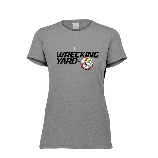 [FTSCUBGY-FAXS-LOGO1] Decker Women's Tri-Blend T-Shirt - Short Sleeve (Female Adult XS, Gray, Logo 1)