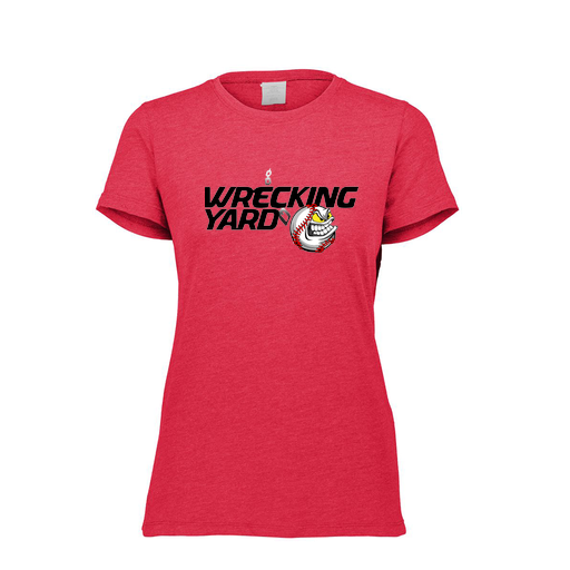 [FTSCUBRD-FAXS-LOGO1] Decker Women's Tri-Blend T-Shirt - Short Sleeve (Female Adult XS, Red, Logo 1)