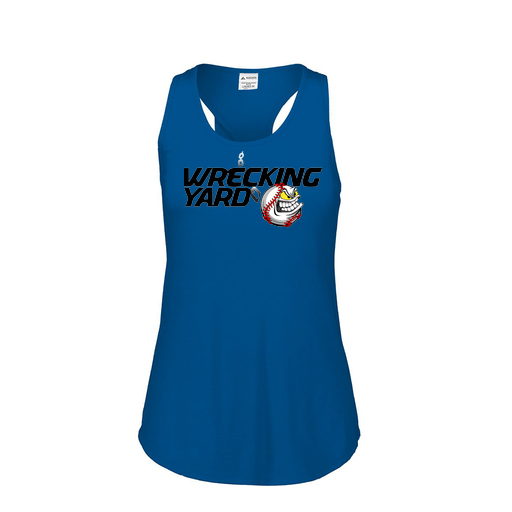 [3078.U55.S-LOGO1] Ladies Tri Blend Tank Top (Female Adult S, Royal, Logo 1)