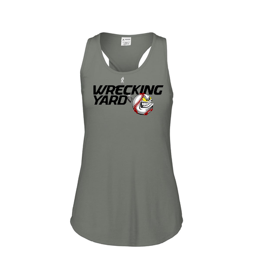 [3078.013.S-LOGO1] Ladies Tri Blend Tank Top (Female Adult S, Gray, Logo 1)