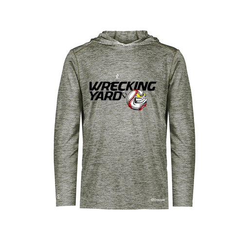 [FOLHCGGY-AS-LOGO1] Decker Men's Charge Hoodie (Adult S, Gray, Logo 1)