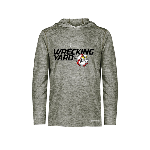 [CUS-DFW-CHGHOOD-PER-LSL-GRY-YS-LOGO1] Youth Charge Hoodie (Youth S, Gray, Logo 1)