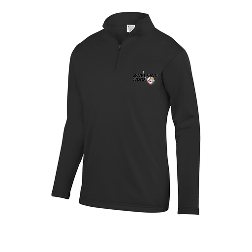 [DFW-FFQZ-BLK-AS-LOGO1] Men's FlexFleece 1/4 Zip (Adult S, Black, Logo 1)