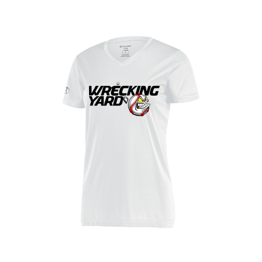 [222820.005.S-LOGO1] Ladies Movement Dri Fit Shirt (Female Adult S, White, Logo 1)
