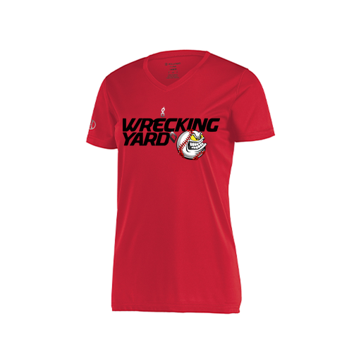 [222820.083.S-LOGO1] Ladies Movement Dri Fit Shirt (Female Adult S, Red, Logo 1)